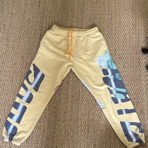 Juliet Johnstone Yellow Graphic Sweatpants